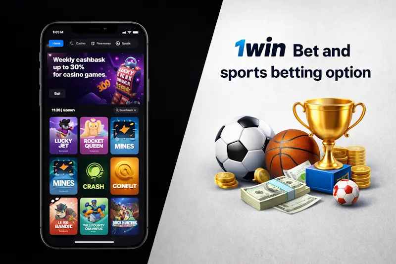 1win Bet and sports betting option